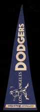 1959 Bazooka Team Felt Flag Set-Break Los Angeles Dodgers *GMCARDS*