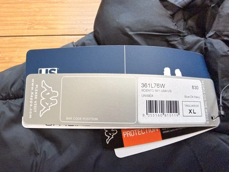 Chaleco Kappa US Ski Team Para Hombres XL NUEVO CON ETIQUETAS - Azul Marino Oscuro TOTALMENTE NUEVO Foto 2 de 4