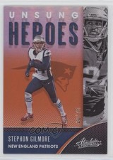 2020 Panini Absolute Unsung Heroes Spectrum Orange 40/75 Stephon Gilmore 04cw