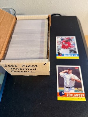 2006 Fleer Tradition Baseball Set (1-200) NM/MT to MINT. Justin Verlander RC