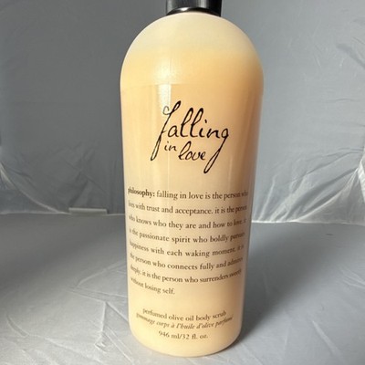 philosophy Falling in Love Olive Oil Scented Exfoliating Body Scrub 32 oz sealed