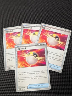 Hyperball 131/132 Trainer Mega Entwicklung Pokemon Karte Deutsch Near Mint 4x