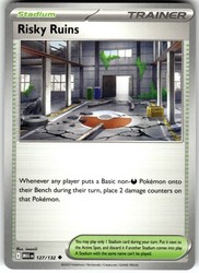 Risky Ruins 127/132 Mega Evolution Uncommon Stadium Trainer