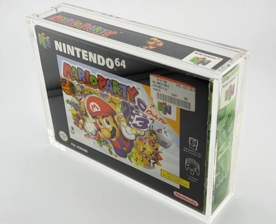 Acryl Case passend für Super Nintendo SNES OVP UV & Staub-Schutz box / 5mm dick