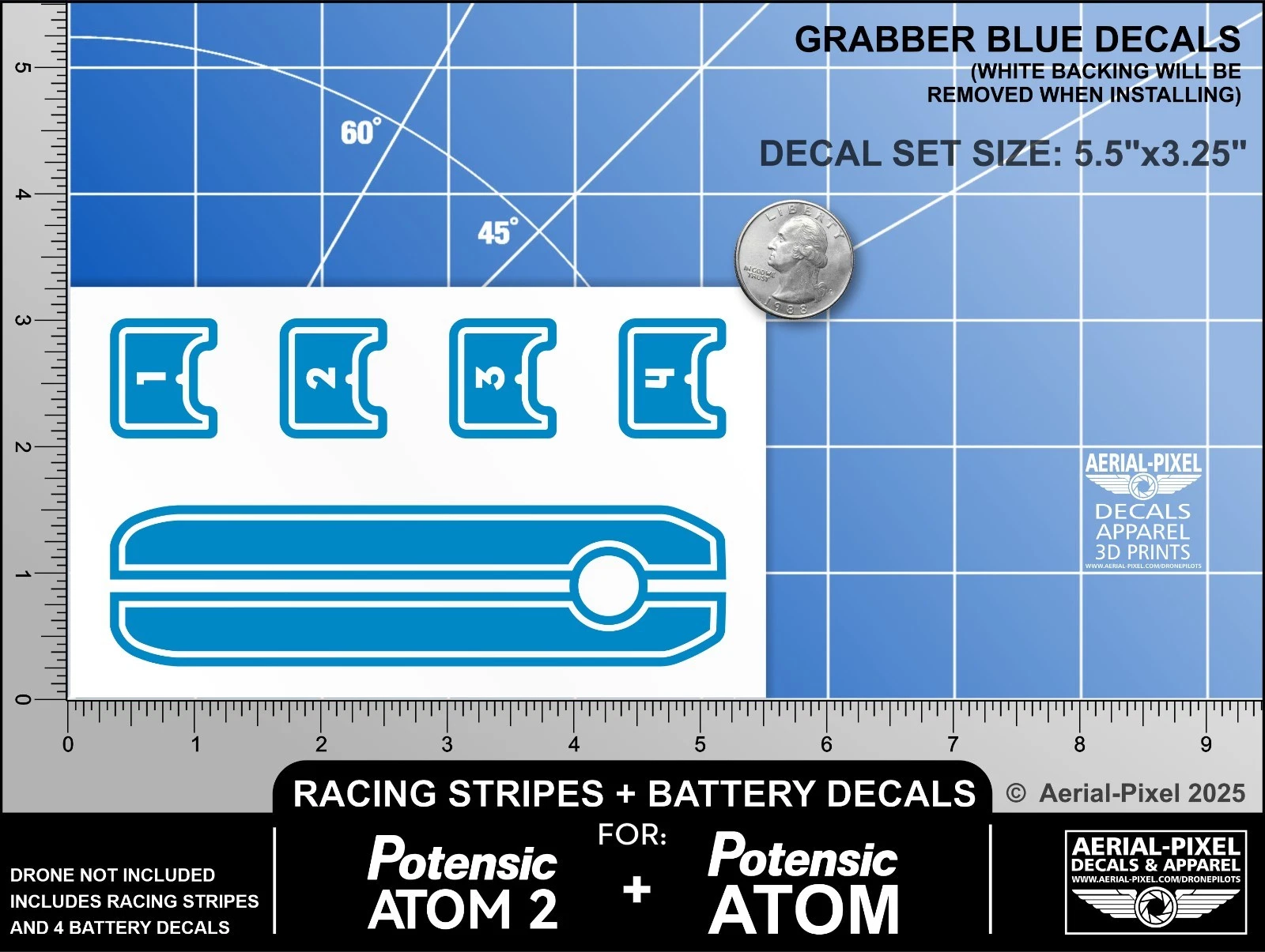 Grabber Blue Decal