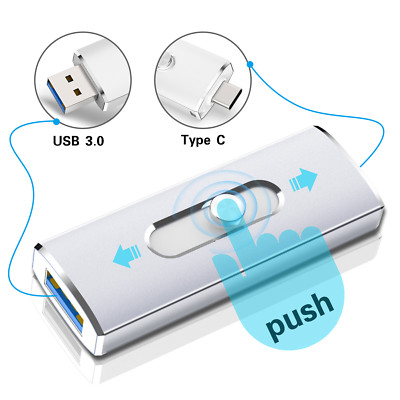 32GB 64GB 128GB Type C USB 3.0 Flash Drive OTG Memory Stick for Android phone