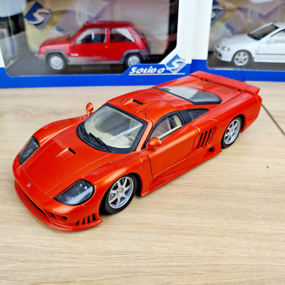 AUTO HOT WHEELS SALEEN S7 ORANGE 1:18 EN LOOSE 2001 MATTEL