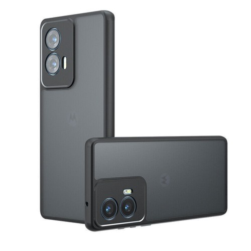 Soft Frame+Clear Matte PC Back Shockproof Case For Motorola Edge 50 PRO/Fusion - Picture 14 of 14