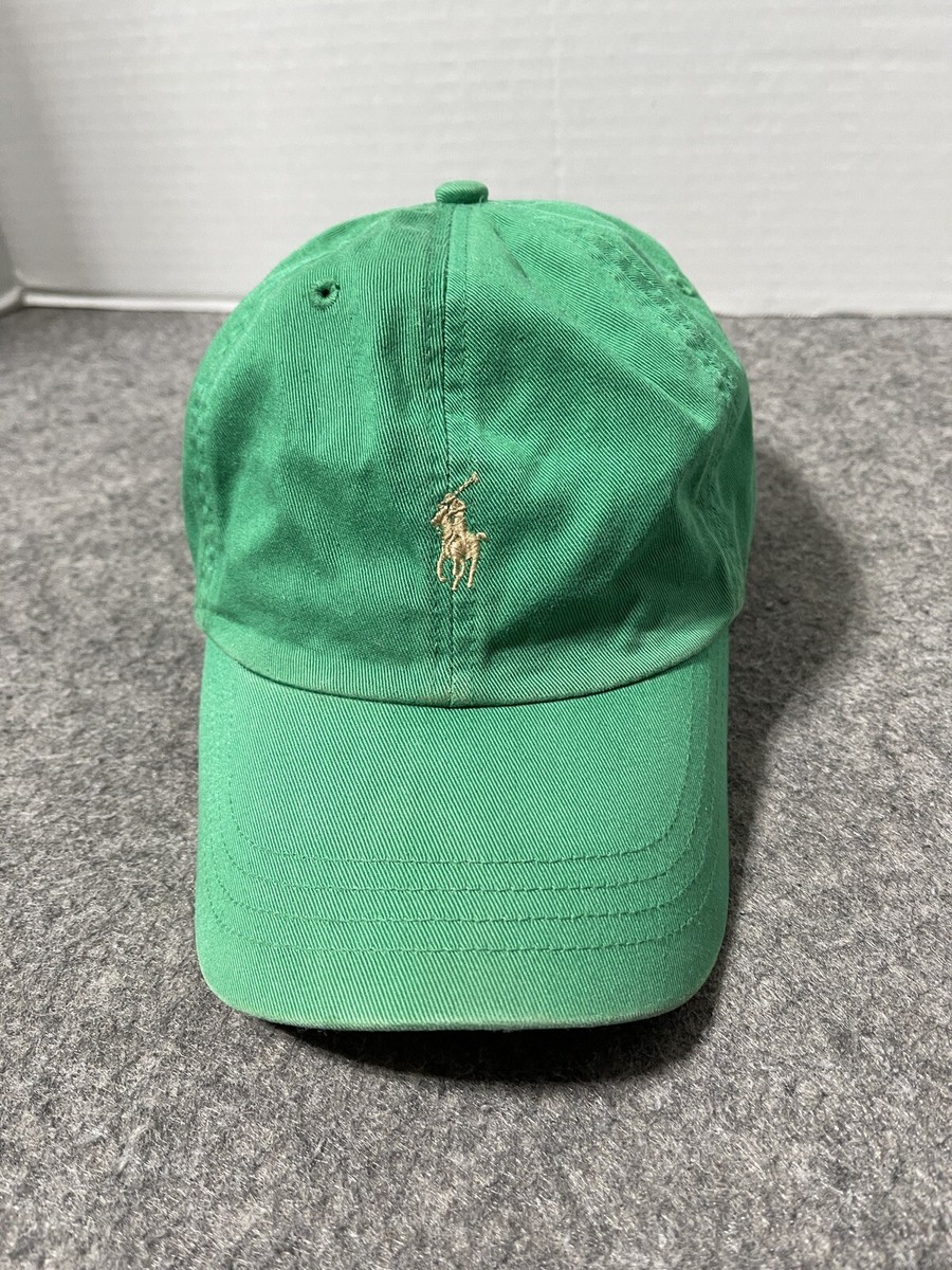 Vintage Green Cotton POLO RALPH LAUREN Casual Taiwan CLEANED Hat