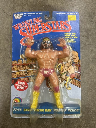 LJN WWF MACHO MAN RANDY SAVAGE ACTION FIGURE 1985...