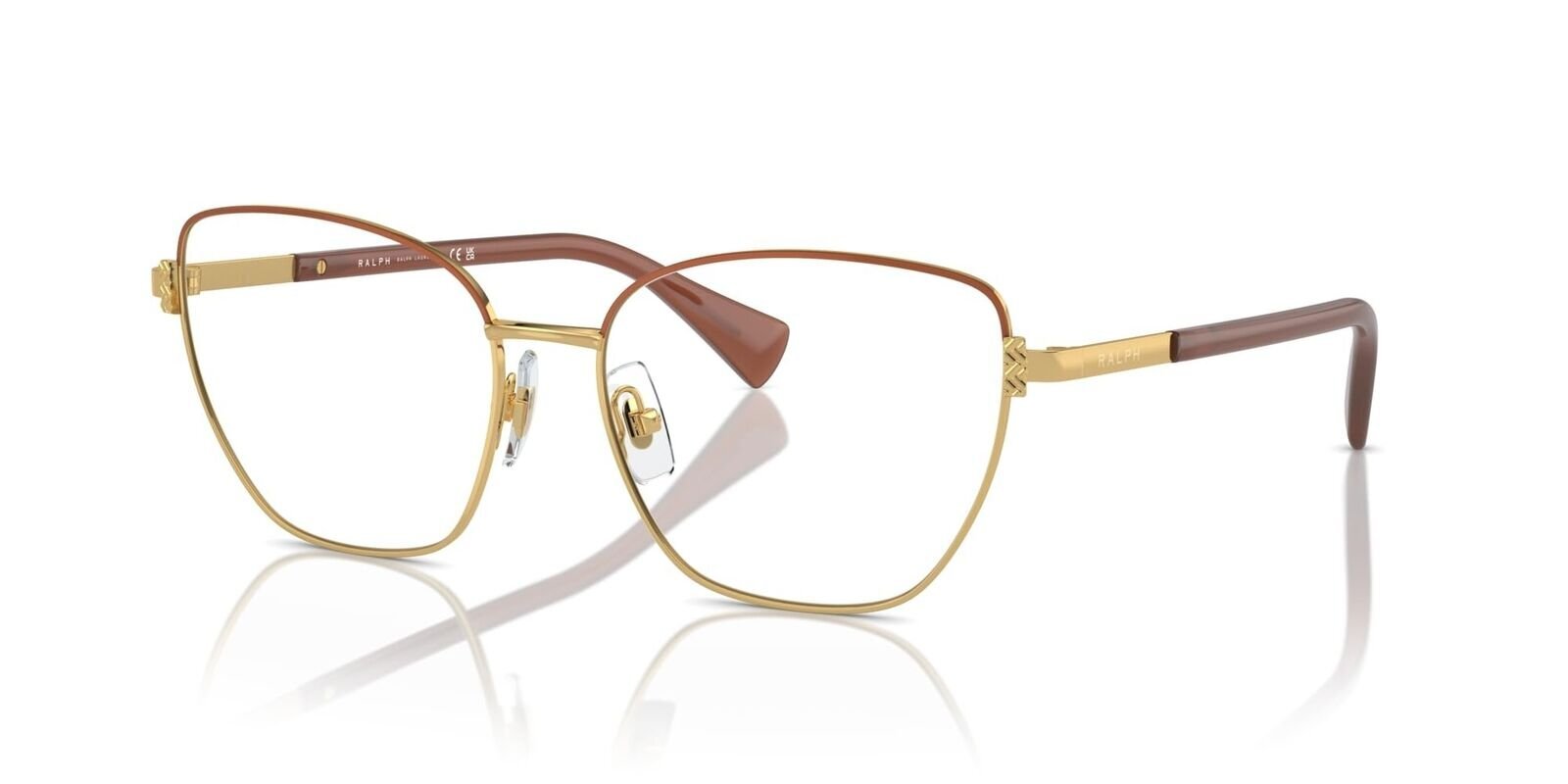 Оправа для очков Ralph by Ralph Lauren Womens RA6060 9458, 56 мм, кошачий глаз, блестящая...