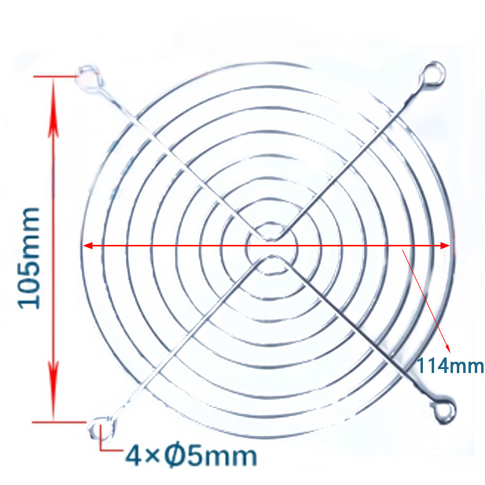 Metal Grill Computer Cover Fan Grill 30mm120mm 90mm 80mm For Cooling