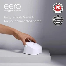 Amazon Eero 6 mesh Wi-Fi router | 900 Mbps Ethernet | Coverage up to 140 m2 - Image 4 of 4
