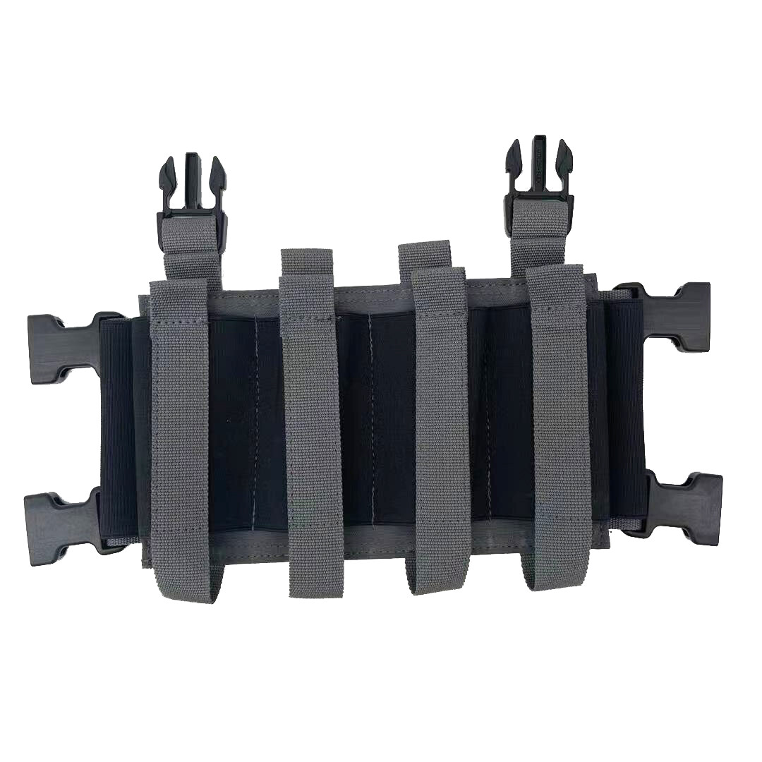 Poche Quadruple Mag Pouchette Rabat PEW Tactical - Compatible LV119 MK3 MK4 JPC2.0 - MC