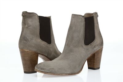 Alberto Fermani Women's taupe / gray pull on booties sz. 41