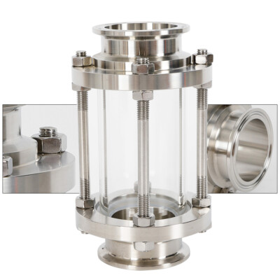 2'' Flow Sanitary Sight Glass Stainless Steel 304 Tri Clamp