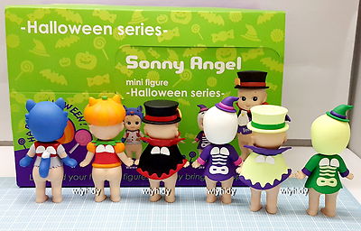 Sonny Angel Halloween Series 2015,4 Regulars + 2 Specials ,6 Pcs