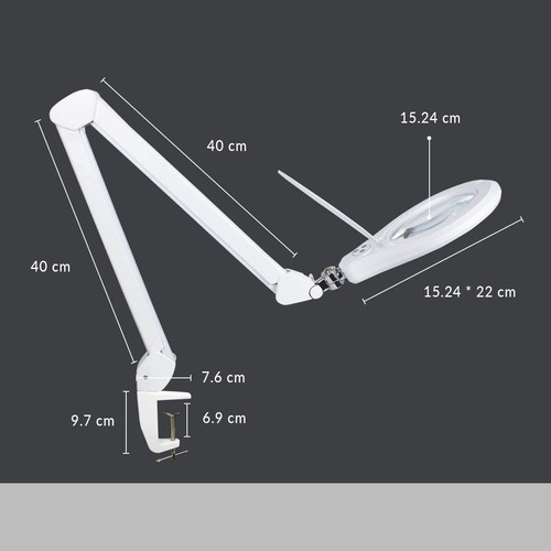 Neatfi Elite XL HD Bifocals 72pcs SMD LED Super LED Magnifying Lamp with Clamp - Picture 7 of 8