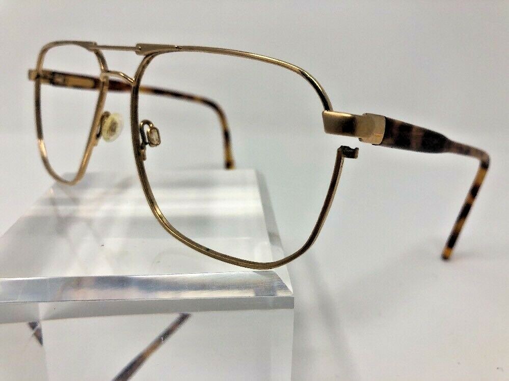 RODENSTOCK SUNGLASSES ITALY R2933 62mm DOUBLE BRIDGE GOLD BROWN