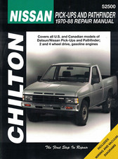 Manual de reparación Chilton: camionetas Nissan y Pathfinder 1970-1988.