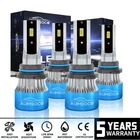 10000K 9005 9006 LED Headlight Bulbs Combo High and Low Beam Kit Extremely White
