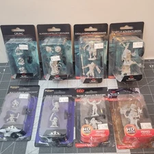 D&D NOLZURS MINIATURE LOT (8) Grung Gnoll Tortle Intellect Devourer Goblin Drago