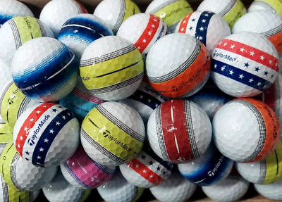 36 Bulk Lot of TaylorMade Tour Response Stripe Random Assorted Golf Ball  5A