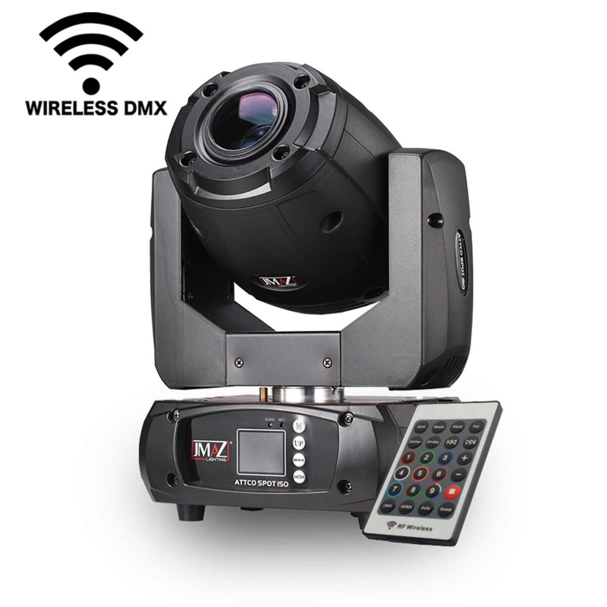 Светильник JMAZ Lighting JZ3010 Attco Spot 150 LED DMX Yoke с подвижной головкой, черный
