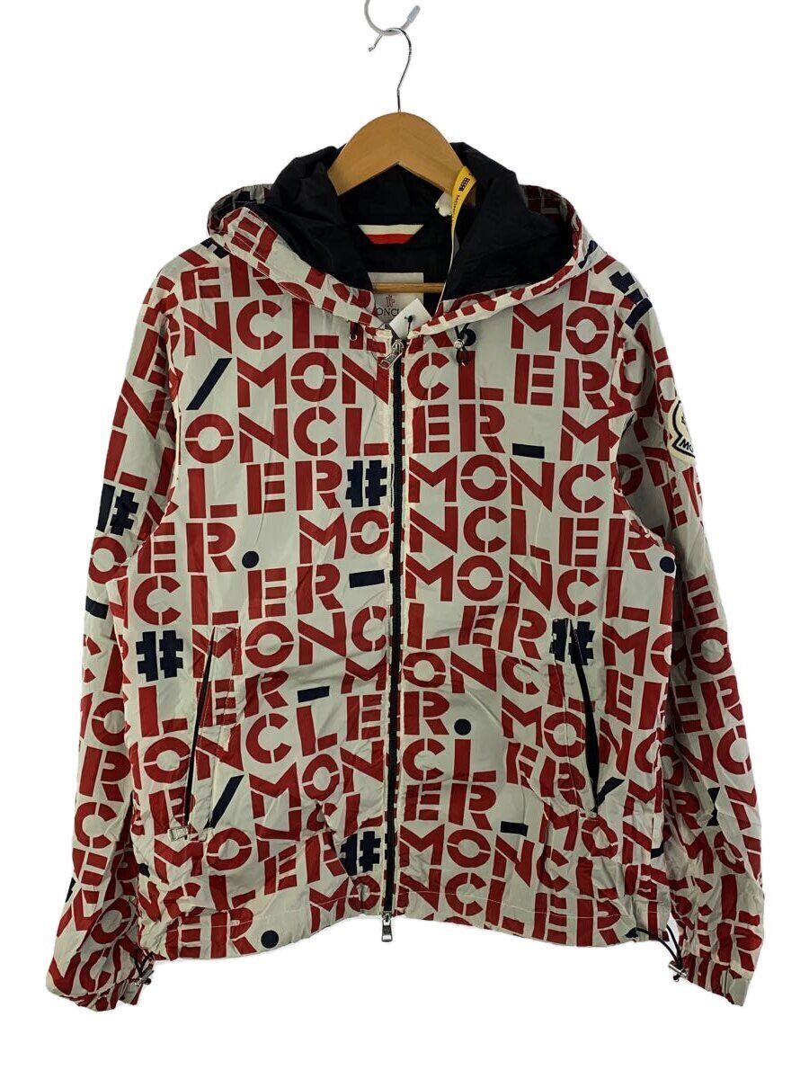 MONCLER Nylon Jacket DORFMAN 1952 4 RED Total Pattern MONCLER Nylon Jacket DORFMAN 1952 4 RED Total Pattern