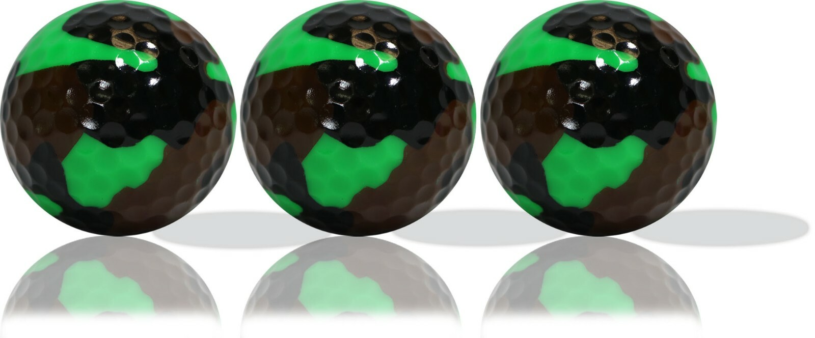 Green Camoflauge Golf Balls 12 Pack - Great Gift Idea