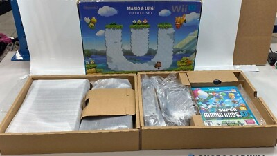 Wii U - Wii U premium SET32GB スーパーマリオ付き Nintendo Wii U Mario & Luigi Deluxe Set 32 GB Black Console
