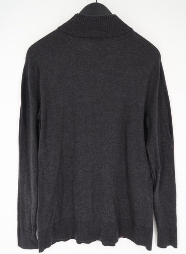 Smartwool Mens Small Sparwood Half Zip Sweater Charcoal Gray Heather - Picture 6 of 6