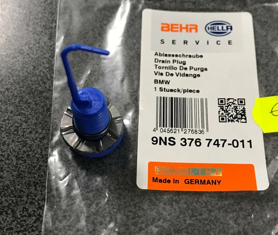 BMW X5 E70 X6 Hella perno tapa radiador 9NS376747-011, 17117571988, 1439138 Foto 4 de 4