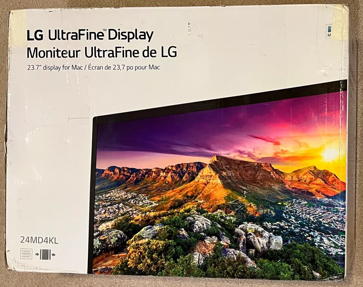 LG UltraFine 4K 24MD4KL-B 24 Display Monitor Mac mini iMac iPad