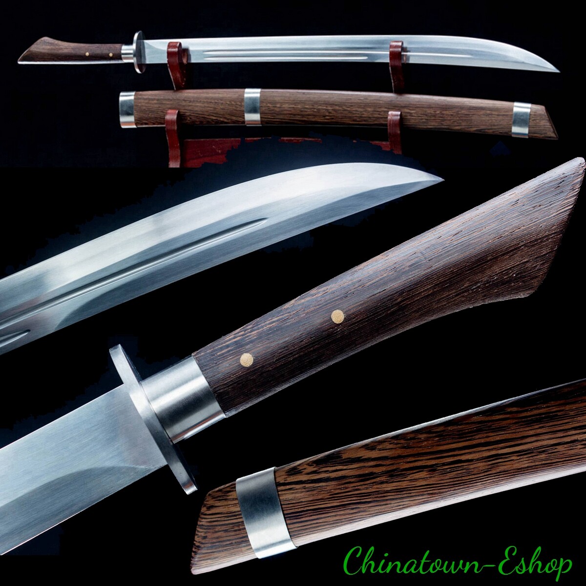 Achang HUSA Broadsword Qing Dao Kung Fu Sword High Manganese Steel