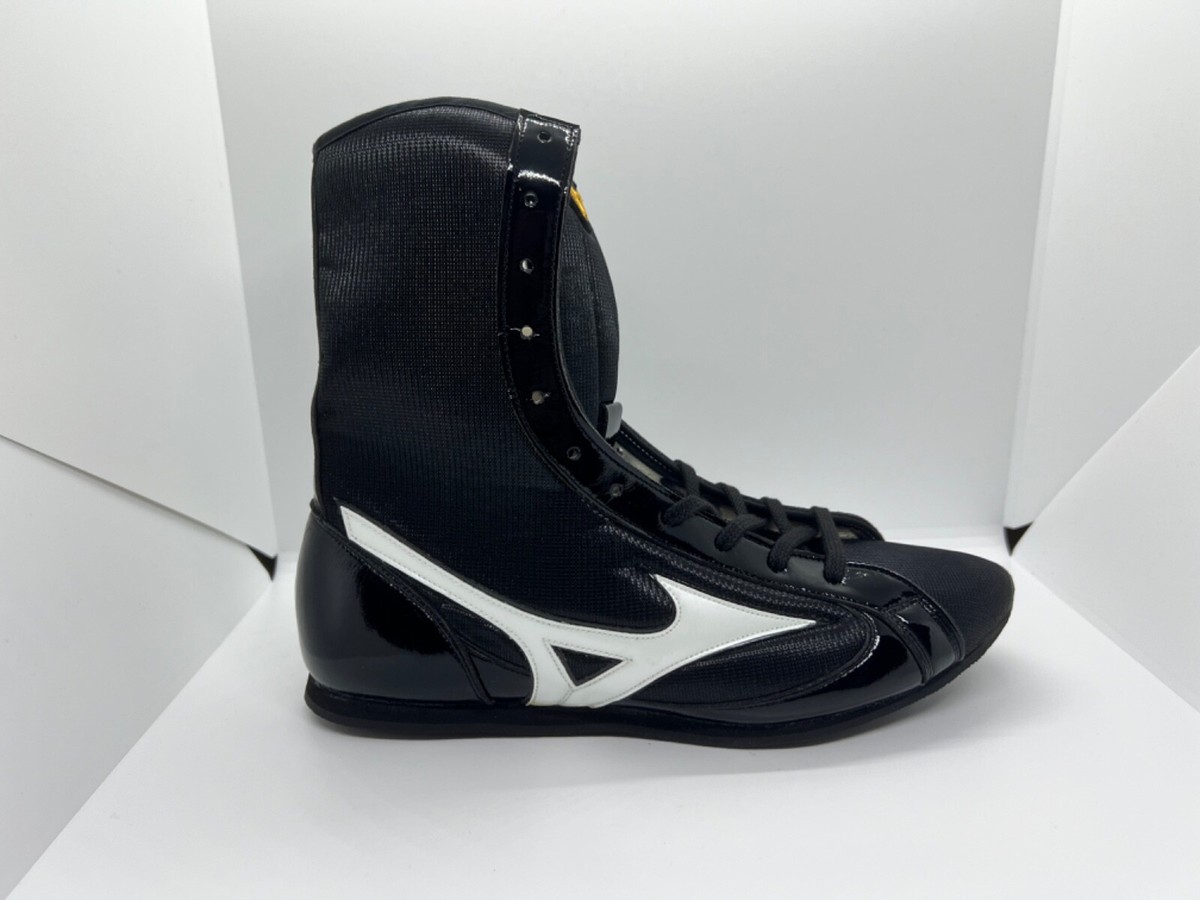 MIZUNO Boxing Shoes Black White Line Finisher MID 21GA2310 NAOYA