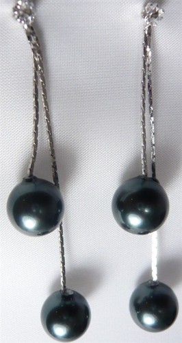 Women Lady Sea Shell Pearl Jade Earrings Dangle Drop Earrings Stud Party Jewelry - Picture 23 of 46