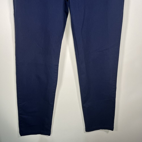 Polo Ralph Lauren Navy Blue Chino Pants W/ Red Pony Boys Size 20 - 28" Waist - Picture 7 of 8