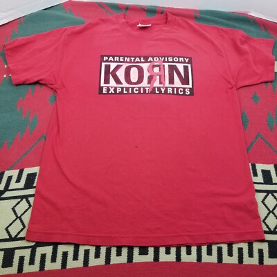 Korn Parental Advisory Explicit Lyrics Vintage Y2k Metal Rap