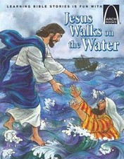 Jesus Walks on the Water - Arch Books - Paperback By Nancy I. Sanders - GOOD