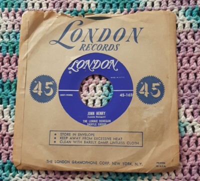 The Lonnie Donegan Skiffle Group 45 Rock Island Line / John Henry London 45-1650