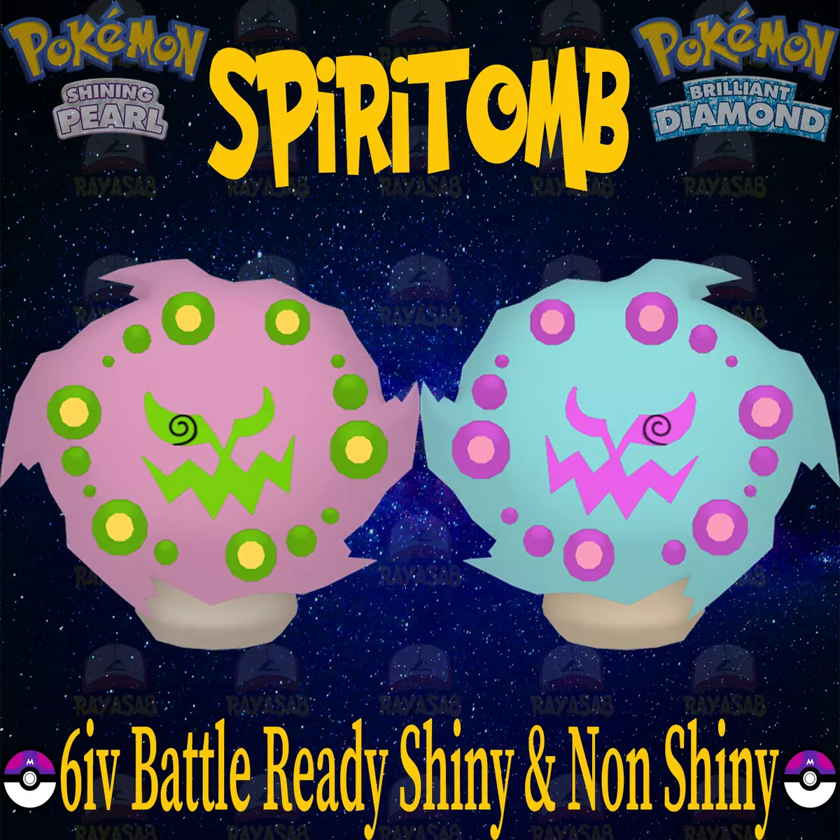 SPIRITOMB 6IV // Pokemon Brilliant Diamond and Shining Pearl 