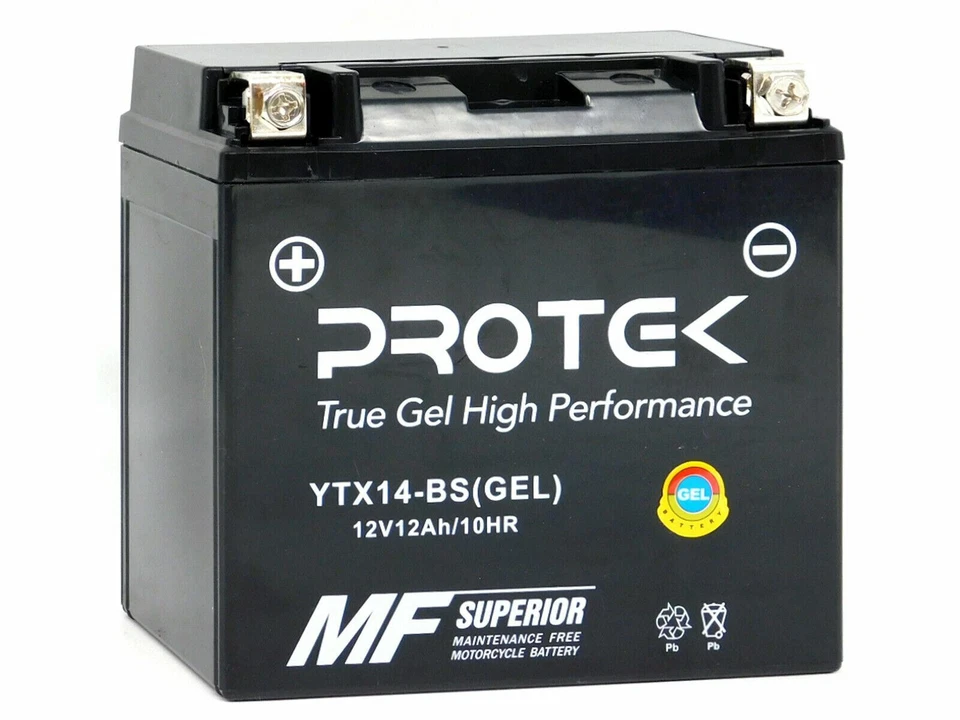 YTX14-BS YTX14H-BS GYZ16H GEL Battery for 2002-2016 Suzuki V Strom DL1000 SV1000 - Image 2 of 4