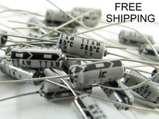 10uF or 33uF - 16VDC - Axial Aluminum Electrolytic Capacitors - Choose Value