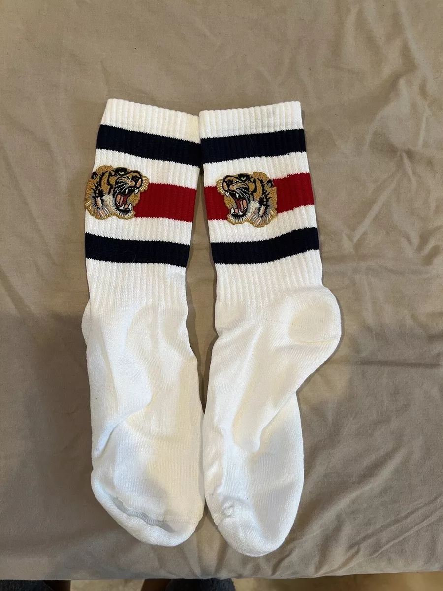Gucci Stretch Cotton Socks With Tiger Gucci Stretch Cotton Socks With Tiger