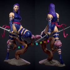 1/8 22cm Psylocke 3D Print Figure GK Model Kit Unpainted Unassembled Garage Kits