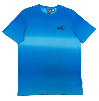 Puma Power Summer Fading Crewneck Short Sleeves Tie Dye Graphic Tee T Shirt XL