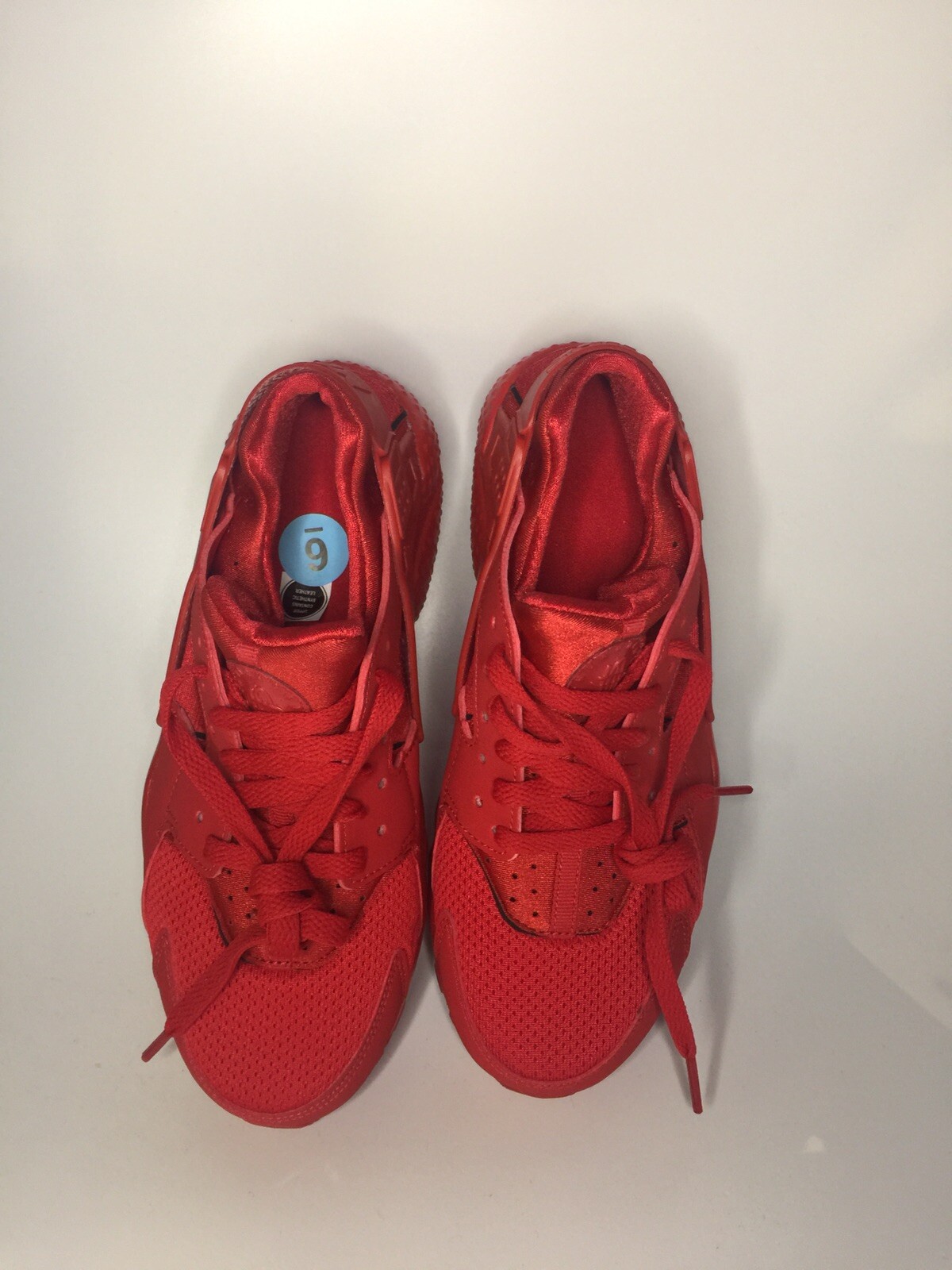 Nike Air Huarache Run GS Youth 6Y Triple Red Shoes 65475-600