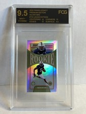 2022 Legacy Jahan Dotson Mini Under the Lights RC Silver Holo Commanders FCG 9.5