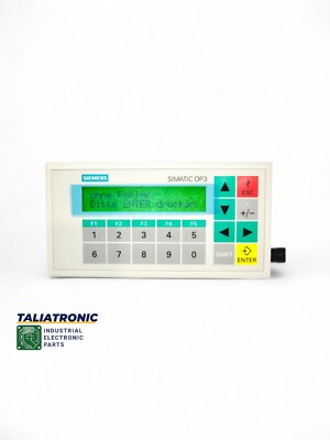 Siemens Simatic  OP3 Operator Panel  6AV3503-1DB10 / 6AV3 503-1DB10 / E:6 / E:7 